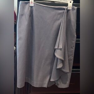 Midlength ruffle skirt. Boston Proper.